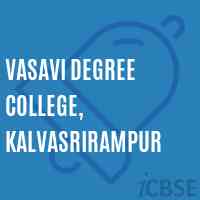 Vasavi Degree College, Kalvasrirampur Logo