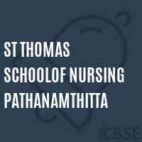 St Thomas Schoolof Nursing Pathanamthitta Logo
