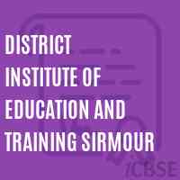 District Institute of Education and Training Sirmour Logo