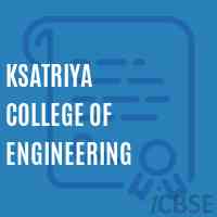 Ksatriya College of Engineering Logo
