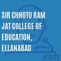 Sir Chhotu Ram Jat College of Education, Ellanabad Logo