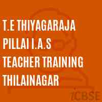 T.E Thiyagaraja Pillai I.A.S Teacher Training Thilainagar College Logo