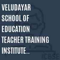 Veludayar School of Education Teacher Training Institute Meipporul Nagar Logo