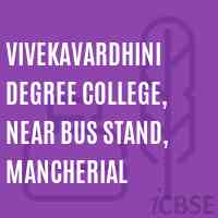 Vivekavardhini Degree College, Near Bus Stand, Mancherial Logo