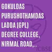 Gokuldas Purushothamdas Ladda (GPL) Degree College, Nirmal Road, Bhainsa Logo