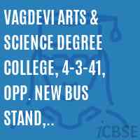 Vagdevi Arts & Science Degree College, 4-3-41, Opp. New Bus Stand, Bhuktapur, Adilabad Logo