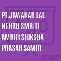 Pt.Jawahar Lal Nehru Smriti Amriti Shiksha Prasar Samiti College Logo