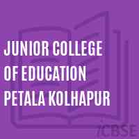 Junior College of Education Petala Kolhapur Logo
