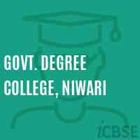 Govt. Degree College, Niwari Logo