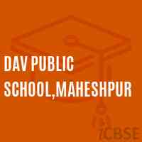 Dav Public School,Maheshpur Logo