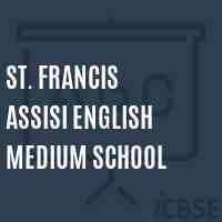 ST. Francis Assisi English Medium School Logo