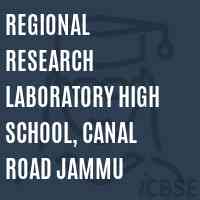 Regional Research Laboratory High School, Canal Road Jammu Logo