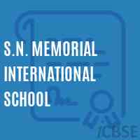 S.N. Memorial International School Logo