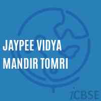 Jaypee Vidya Mandir Tomri School Logo
