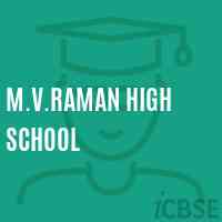 M.V.Raman High School Logo