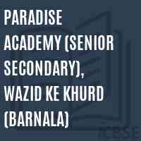 Paradise Academy (Senior Secondary), Wazid Ke Khurd (Barnala) School Logo