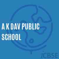 A K Dav Public School Logo