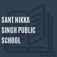 Sant Nikka Singh Public School Logo