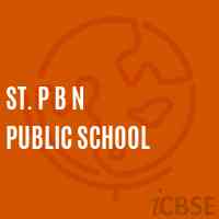St. P B N Public School Logo