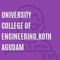 University college of Engineering,Kothagudam Logo