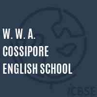 W. W. A. Cossipore English School Logo