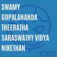 Swamy Gopalananda Theeratha Saraswathy Vidya Nikethan School Logo