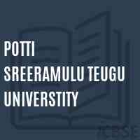 Potti Sreeramulu Teugu Universtity University Logo