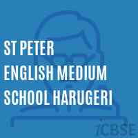 St Peter English Medium school Harugeri Logo