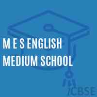 M E S English Medium School Logo