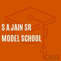 S A Jain Sr Model School Logo