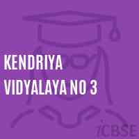 Kendriya Vidyalaya No 3 School Logo