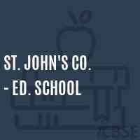St. John's Co. - Ed. School Logo
