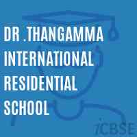 Dr .Thangamma International Residential School Logo