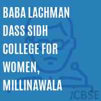 Baba Lachman Dass Sidh College For Women, Millinawala Logo