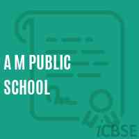 A M Public School Logo