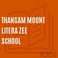 Thangam Mount Litera Zee School Logo