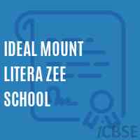 Ideal Mount Litera Zee School Logo