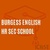 Burgess English Hr Sec School Logo