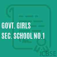Govt. Girls Sec. School No.1 Logo