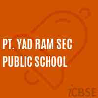 Pt. Yad Ram Sec Public School Logo