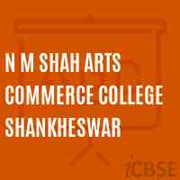 N M Shah Arts Commerce College Shankheswar Logo