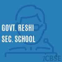 Govt. Reshi Sec. School Logo