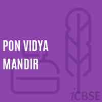 Pon Vidya Mandir School Logo