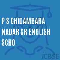 P S Chidambara Nadar Sr English Scho School Logo