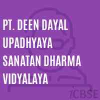 Pt. Deen Dayal Upadhyaya Sanatan Dharma Vidyalaya School Logo