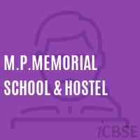 M.P.Memorial School & Hostel Logo