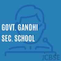 Govt. Gandhi Sec. School Logo