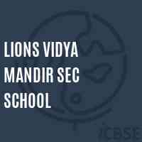 Lions Vidya Mandir Sec School Logo