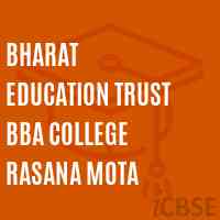 Bharat Education Trust Bba College Rasana Mota Logo