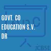 Govt. Co Education S.V. Dr School Logo